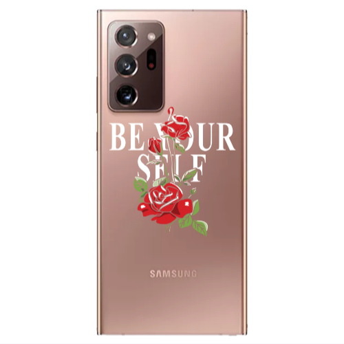 Samsung Note 20 Plus Be Your Self Transparent Silicone TPU Θήκη