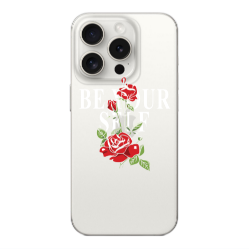 Apple iPhone 15 Pro Max Be Your Self Transparent Silicone TPU Θήκη
