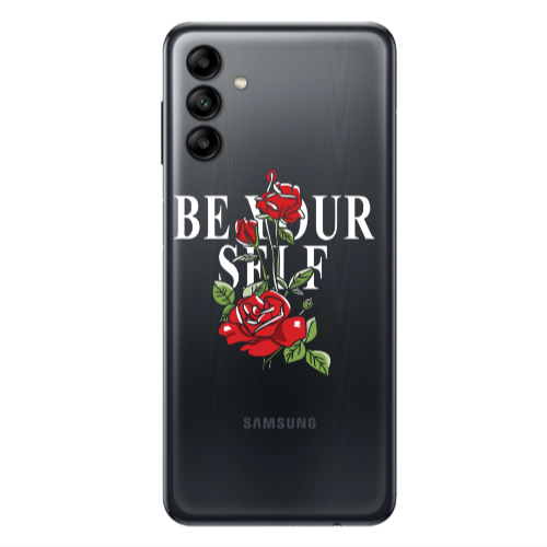Samsung A13 5G Be Your Self Transparent Silicone TPU Θήκη