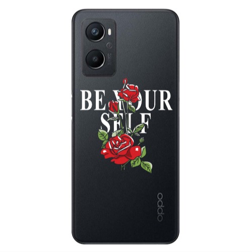 Oppo A 96 Be Your Self Transparent Silicone TPU Θήκη