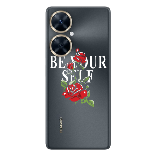 Huawei Nova 11i Be Your Self Transparent Silicone TPU Θήκη
