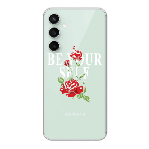 Samsung S24 Be Your Self Transparent Silicone TPU Θήκη