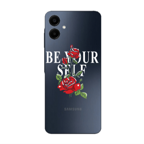 Samsung A06 Be Your Self Transparent Silicone TPU Θήκη