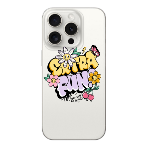 Apple Iphone 16 Pro Extra Fun Transparent Silicone TPU Θήκη