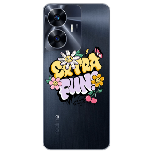 Realme Note 50 Extra Fun Transparent Silicone TPU Θήκη