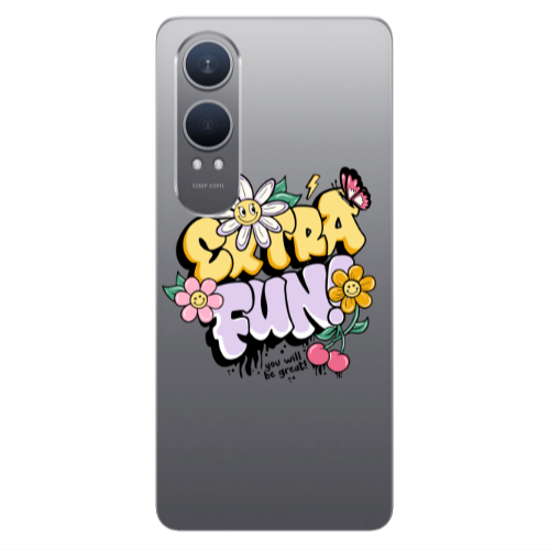 Oneplus Nord Ce 4 lite Extra Fun Transparent Silicone TPU Θήκη