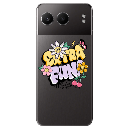 Oneplus Nord 4 Extra Fun Transparent Silicone TPU Θήκη