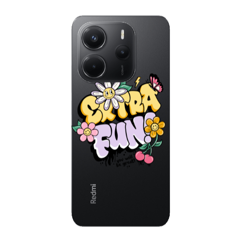 Xiaomi Redmi Note 14 Extra Fun Transparent Silicone TPU Θήκη
