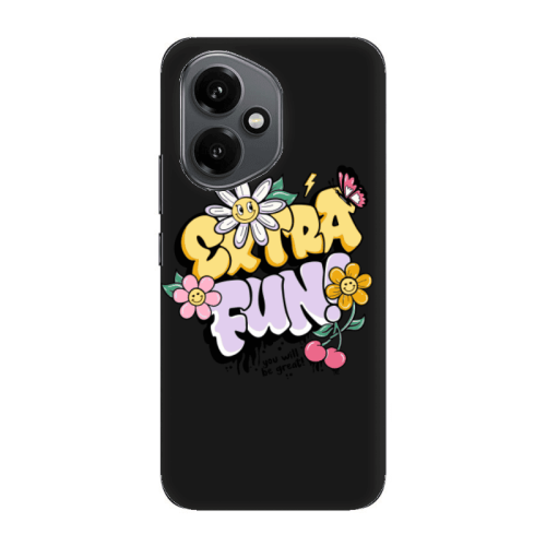 Honor Magic 400 Extra Fun Black Colored Silicone TPU Θήκη