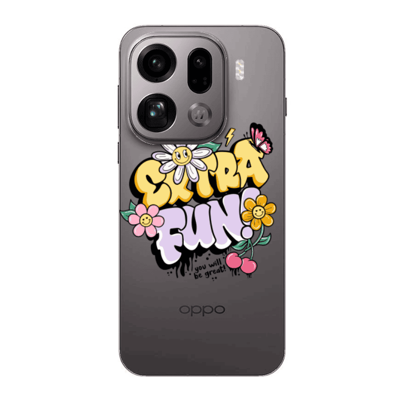 Oppo Find X9 Pro Extra Fun Transparent Silicone TPU Θήκη