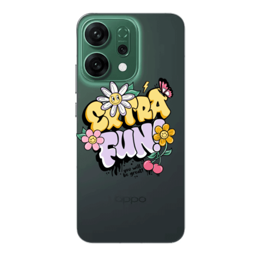 Oppo RENO 14 Extra Fun Transparent Silicone TPU Θήκη