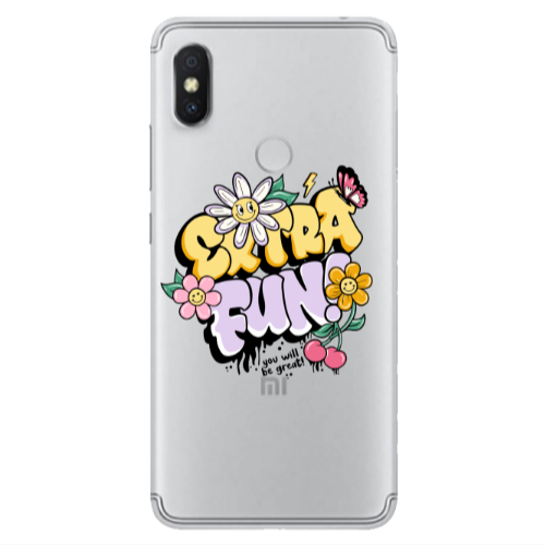 Xiaomi Redmi S2 Extra Fun Transparent Silicone TPU Θήκη