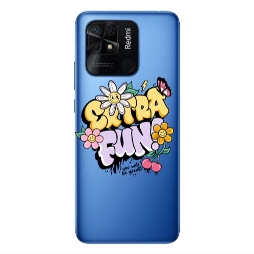 Xiaomi Poco C40 Extra Fun Transparent Silicone TPU Θήκη