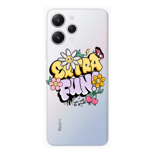 Xiaomi Redmi 12 Extra Fun Transparent Silicone TPU Θήκη