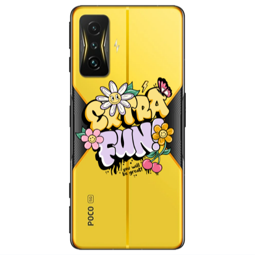 Xiaomi Poco F4 Gt Extra Fun Transparent Silicone TPU Θήκη