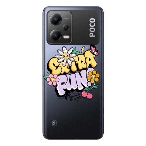 Xiaomi Poco X5 Extra Fun Transparent Silicone TPU Θήκη