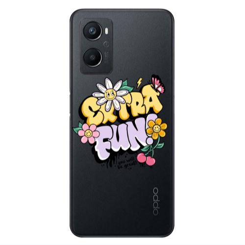 Oppo A 96 Extra Fun Transparent Silicone TPU Θήκη