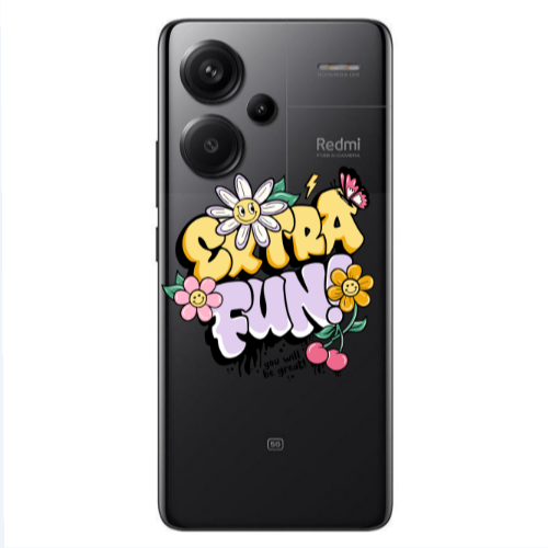 Xiaomi Redmi Note 13 Pro+ 5G  Extra Fun Transparent Silicone TPU Θήκη