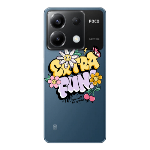 Xiaomi Poco X6 5G Extra Fun Transparent Silicone TPU Θήκη