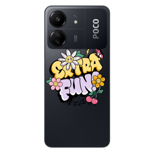 Xiaomi Poco C65 Extra Fun Transparent Silicone TPU Θήκη