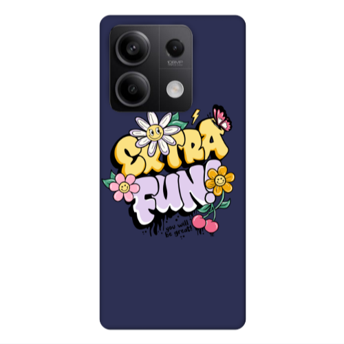 Xiaomi Redmi Note 13Pro 5G Extra Fun Dark blue Colored Silicone TPU Θήκη