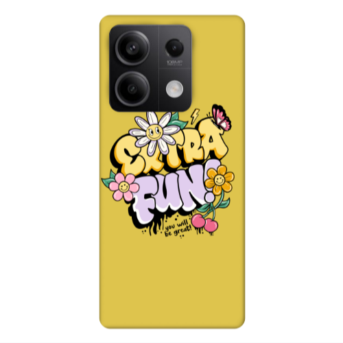 Xiaomi Redmi Note 13Pro 5G Extra Fun Yellow Colored Silicone TPU Θήκη