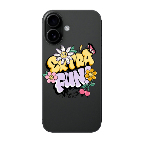 Apple Iphone 16 Extra Fun Transparent Silicone TPU Θήκη
