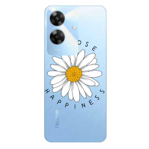Realme Note 60 Chose Happines Transparent Silicone TPU Θήκη