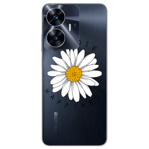 Realme Note 50 Chose Happines Transparent Silicone TPU Θήκη