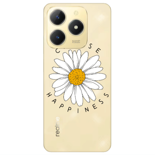 Realme C61 Chose Happines Transparent Silicone TPU Θήκη