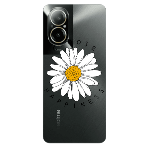 Realme C67 Chose Happines Transparent Silicone TPU Θήκη
