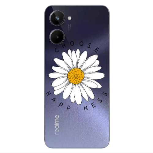 Realme 10 Chose Happines Transparent Silicone TPU Θήκη