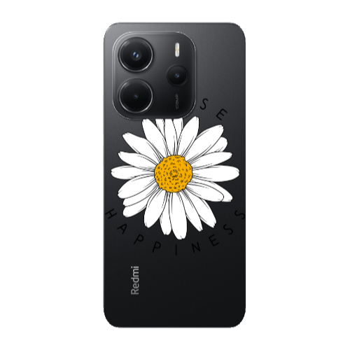 Xiaomi Redmi Note 14 Chose Happines Transparent Silicone TPU Θήκη