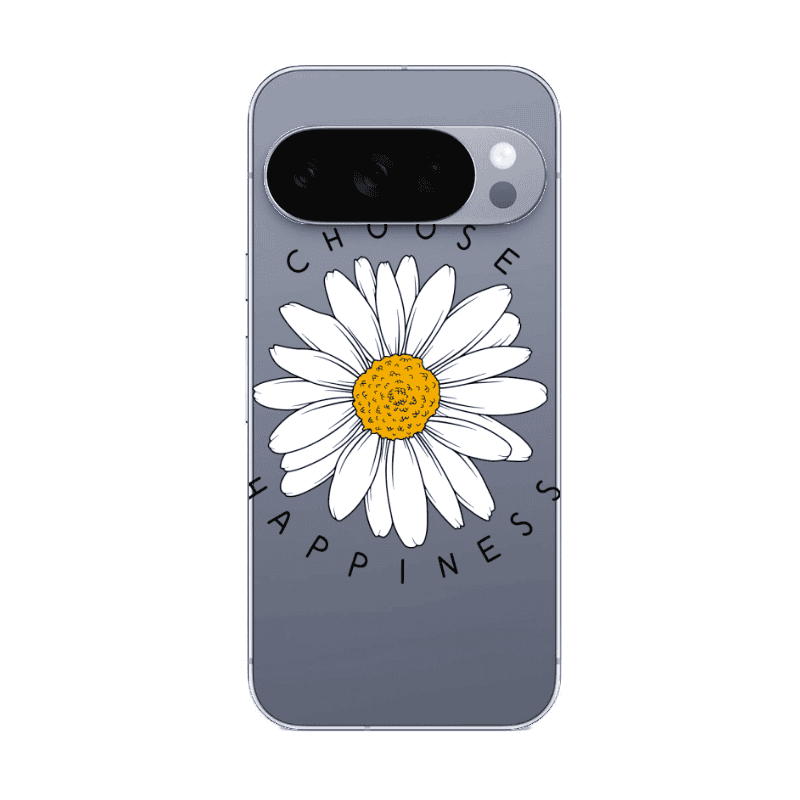 Google Pixel 10 Pro Chose Happines Transparent Silicone TPU Θήκη
