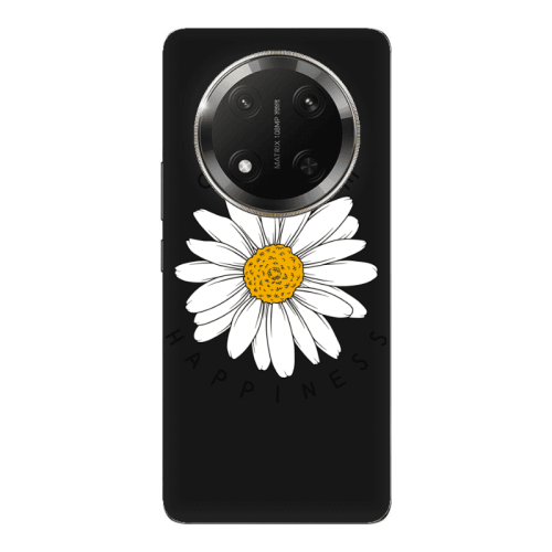 Honor Magic 7 Lite Chose Happines Black Colored Silicone TPU Θήκη