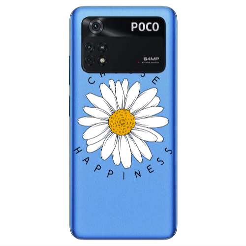 Xiaomi Poco M4 Pro 4G Chose Happines Transparent Silicone TPU Θήκη