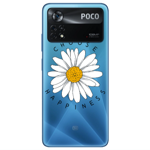 Xiaomi Poco X4 Pro Chose Happines Transparent Silicone TPU Θήκη