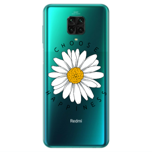 Xiaomi Redmi Note 9S Chose Happines Transparent Silicone TPU Θήκη