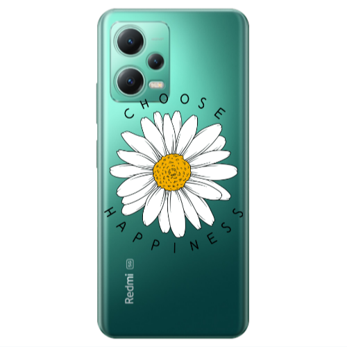 Xiaomi Redmi Note 12 Pro 5G Chose Happines Transparent Silicone TPU Θήκη