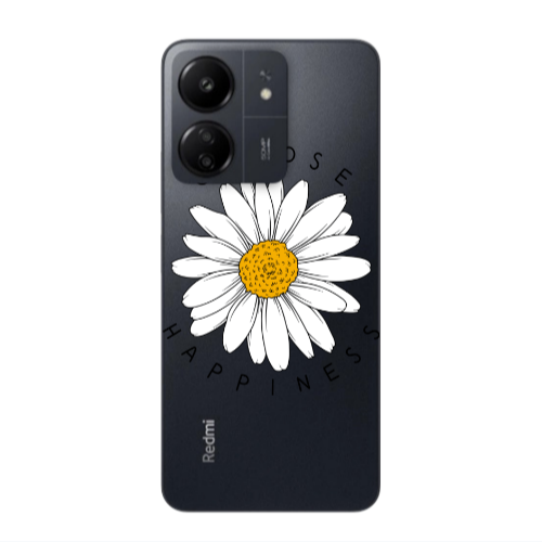 Xiaomi Redmi 13C Chose Happines Transparent Silicone TPU Θήκη