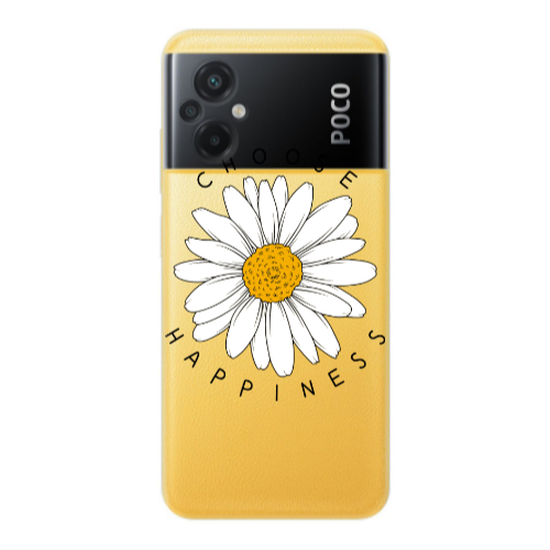Xiaomi Poco M5 Chose Happines Transparent Silicone TPU Θήκη
