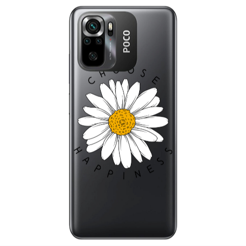 Xiaomi Poco M5 s Chose Happines Transparent Silicone TPU Θήκη