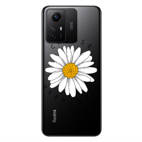 Xiaomi Redmi Note 12s Chose Happines Transparent Silicone TPU Θήκη