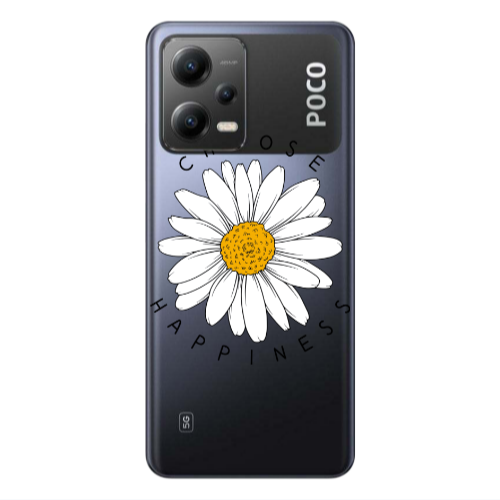 Xiaomi Poco X5 Chose Happines Transparent Silicone TPU Θήκη