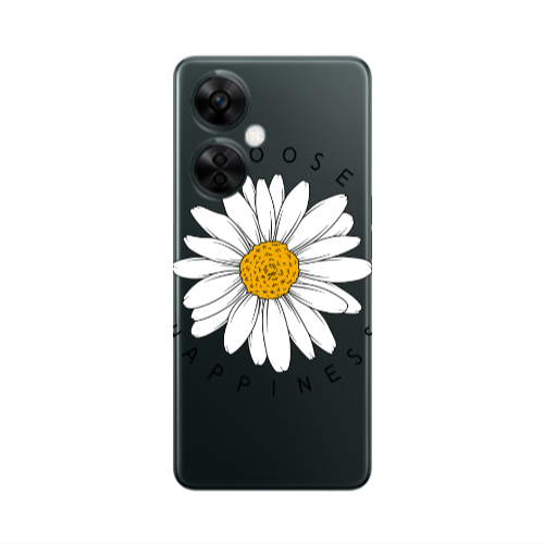 Oneplus Nord CE 3 Lite 5G Chose Happines Transparent Silicone TPU Θήκη