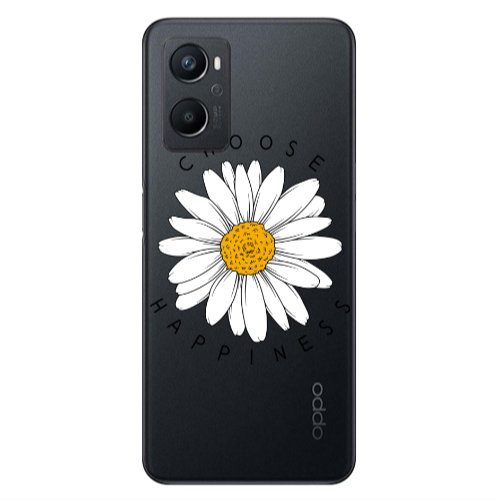 Oppo A 96 Chose Happines Transparent Silicone TPU Θήκη