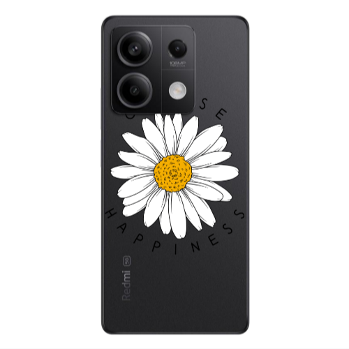 Xiaomi Redmi Note 13 5G Chose Happines Transparent Silicone TPU Θήκη