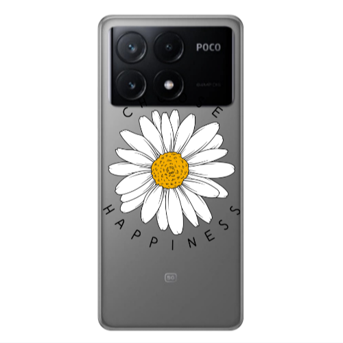 Xiaomi Poco X6Pro 5G Chose Happines Transparent Silicone TPU Θήκη