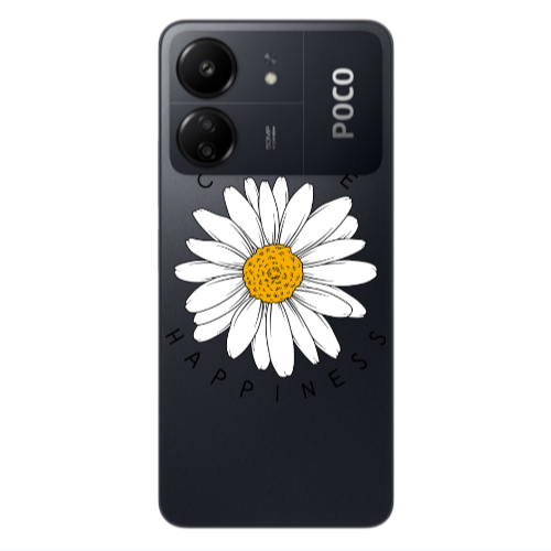 Xiaomi Poco C65 Chose Happines Transparent Silicone TPU Θήκη
