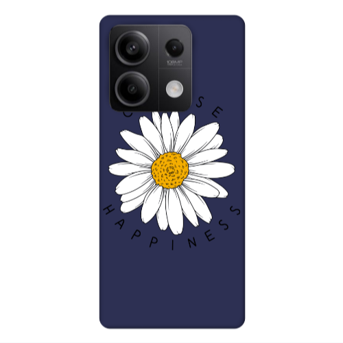 Xiaomi Redmi Note 13Pro 5G Chose Happines Dark blue Colored Silicone TPU Θήκη